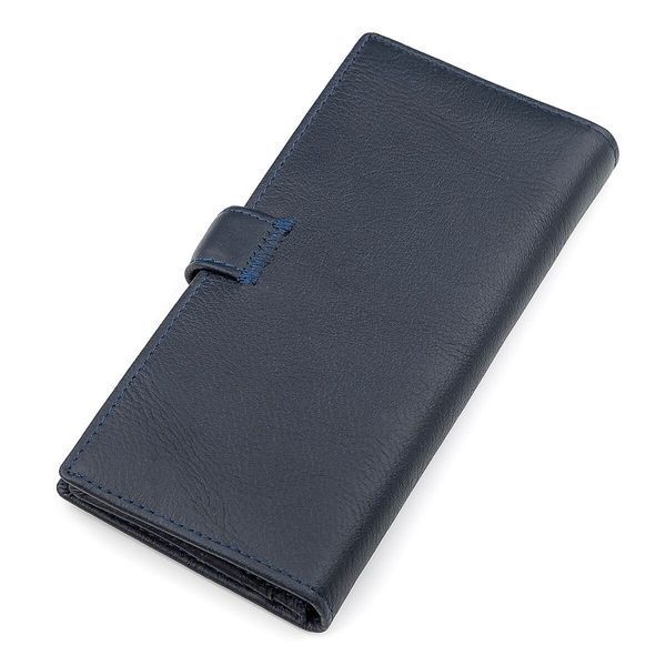 Чоловічий купюрник ST Leather 18365 (ST147) шкіряний Синій 18365 фото