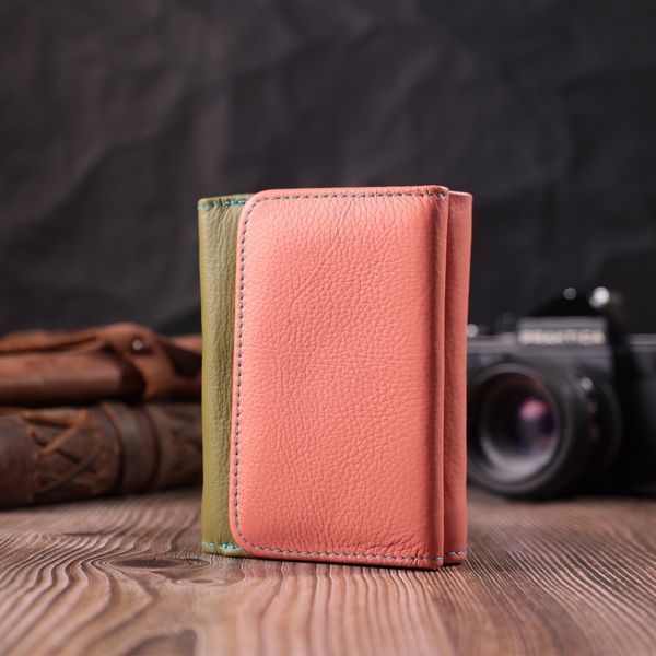 Гаманець для стильних дівчат із натуральної шкіри ST Leather 22494 Різнокольоровий 22494 фото