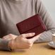 Жіночий шкіряний гаманець для карток купюр та монет ST Leather 19492 Бордовий 19492 фото 3