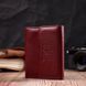 Жіночий шкіряний гаманець для карток купюр та монет ST Leather 19492 Бордовий 19492 фото 14