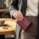 Жіночий шкіряний гаманець для карток купюр та монет ST Leather 19492 Бордовий 19492 фото 5