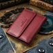 Жіночий шкіряний гаманець для карток купюр та монет ST Leather 19492 Бордовий 19492 фото 1