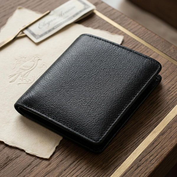 Жіночий шкіряний гаманець для карток купюр та монет ST Leather 22690 Чорний 22690 фото