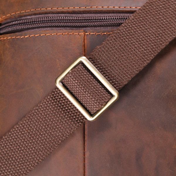 Винтажная мужская сумка из натуральной кожи 21293 Vintage Коричневая 21293 фото
