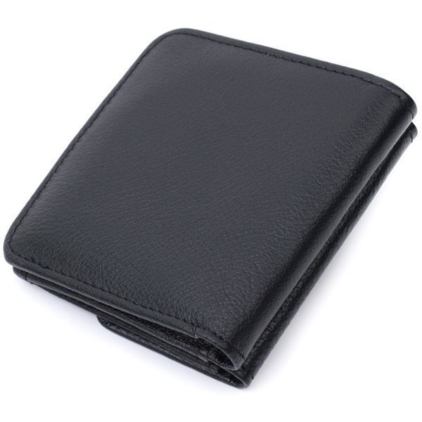 Жіночий шкіряний гаманець для карток купюр та монет ST Leather 22690 Чорний 22690 фото