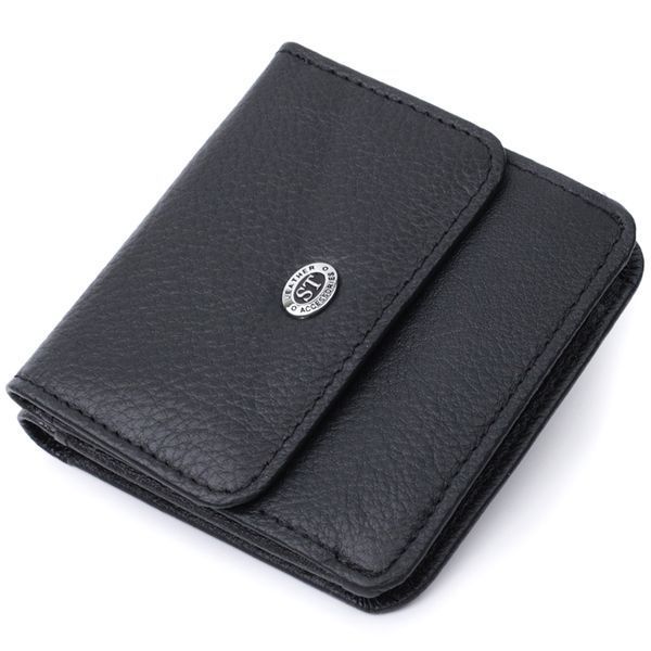 Жіночий шкіряний гаманець для карток купюр та монет ST Leather 22690 Чорний 22690 фото