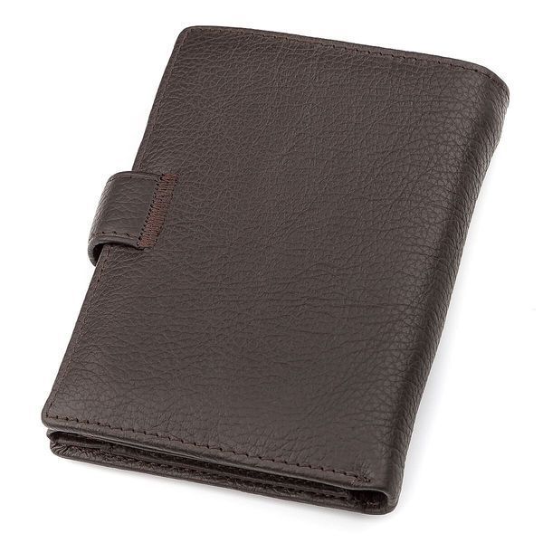 Чоловічий гаманець ST Leather 18331 (ST101) вертикальний Коричневий 18331 фото