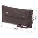 Шкіряна матова тревел-косметичка Shvigel 16418 Коричневий 16418 фото 3