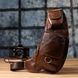 Мужская сумка через плечо из натуральной кожи Vintage 22959 Коричневый 22959 фото 9