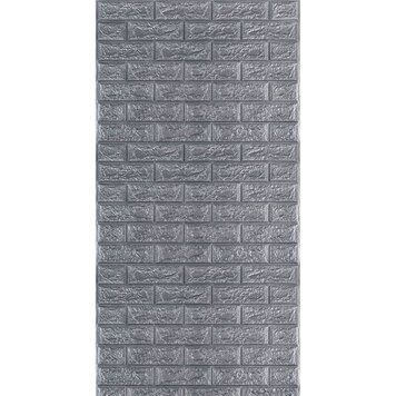R017-2 Панель стінова в рулоні 3D 700х3080х2мм Сіра Цегла (D) SW-00002535 SW-00002535 фото