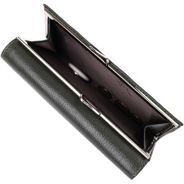 Стильний гаманець для жінок з монетницею із натуральної шкіри ST Leather 23106 Зелений 23106 фото