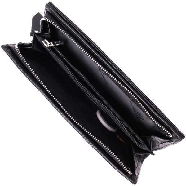 Вертикальний гаманець-клатч унісекс із натуральної шкіри ST Leather 22532 Чорний 22532 фото
