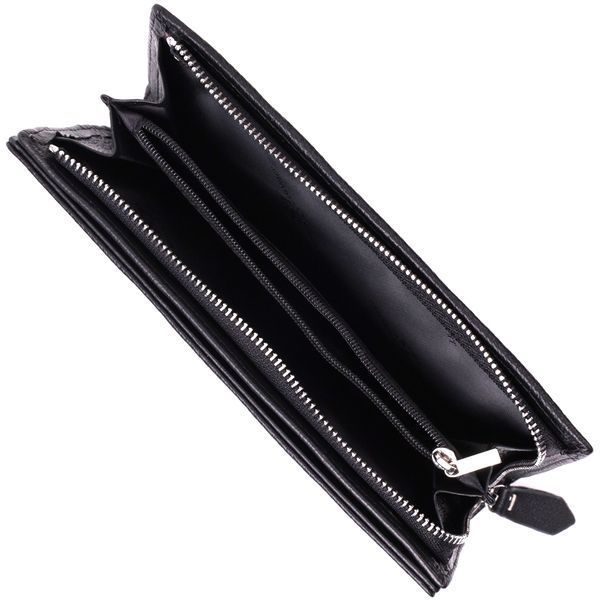 Вертикальний гаманець-клатч унісекс із натуральної шкіри ST Leather 22532 Чорний 22532 фото