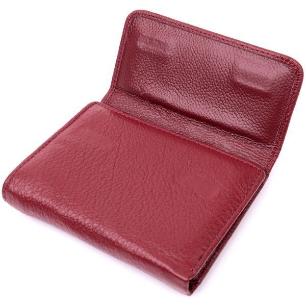 Кожаный женский кошелек с монетницей ST Leather 19480 Бордовый 19480 фото