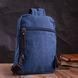Универсальная сумка-рюкзак с двумя отделениями из плотного текстиля Vintage 22165 Синий 22165 фото 10