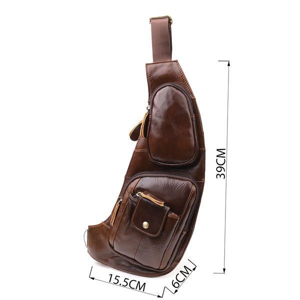 Мужская сумка с большим количеством карманов из натуральной кожи Vintage 22962 Коричневый 22962 фото