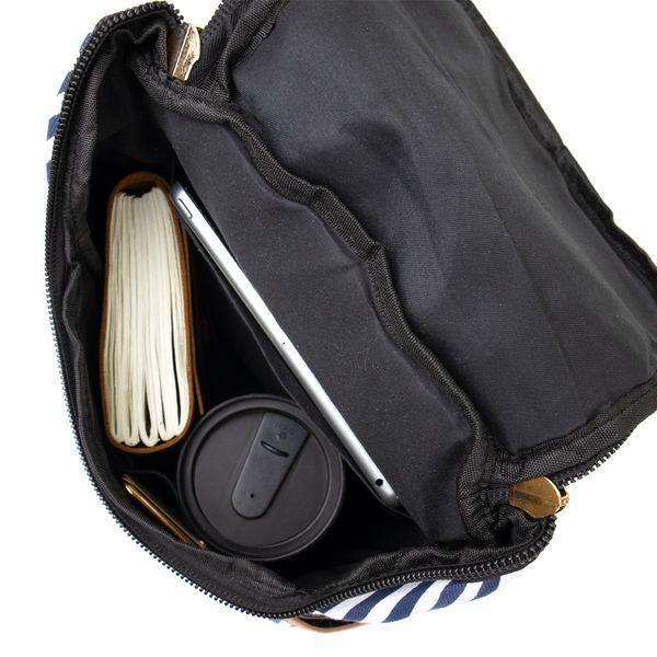 Рюкзак текстильный женский в полоску Vintage 20668 Белый 20668 фото