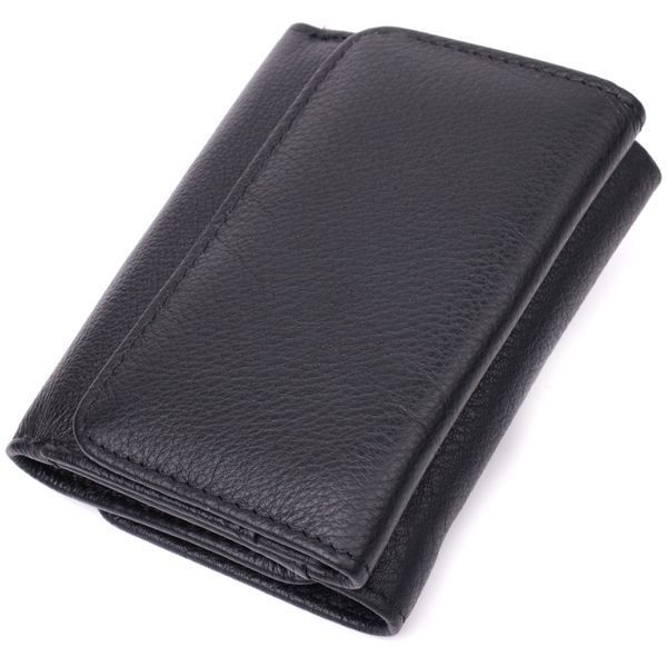 Кожаный лаконичный кошелек для женщин ST Leather 22506 Черный 22506 фото