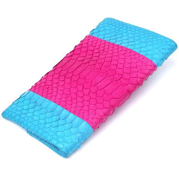 Яскравий жіночий клатч Snake Leather sale_14993 Рожевий sale_14993 фото