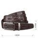 Ремінь-автомат CROCODILE LEATHER 18171 з натуральної шкіри крокодила Коричневий 18171 фото 4