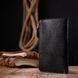 Сучасний складний гаманець із натуральної фактурної шкіри KARYA 21129 Чорний 21129 фото 10