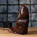 Мужская сумка с большим количеством карманов из натуральной кожи Vintage 22962 Коричневый 22962 фото 9