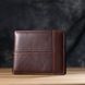 Горизонтальный стильный кошелек из натуральной кожи Vintage 22888 Коричневый 22888 фото 8