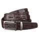 Ремінь-автомат CROCODILE LEATHER 18171 з натуральної шкіри крокодила Коричневий 18171 фото 1