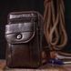 Компактная мужская сумка на пояс из натуральной кожи Vintage 22141 Коричневый 22141 фото 6