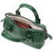 Небольшая женская сумка с двумя ручками из натуральной кожи Vintage 22359 Зеленая 22359 фото 7