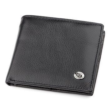 Чоловічий купюрник ST Leather 18305 (ST159) шкіряний Чорний 18305 фото