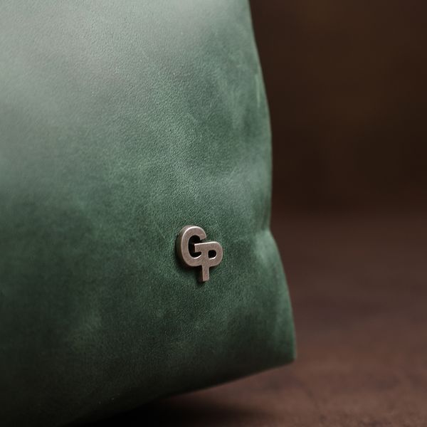Кожаная косметичка унисекс GRANDE PELLE 11572 Зеленый 11572 фото