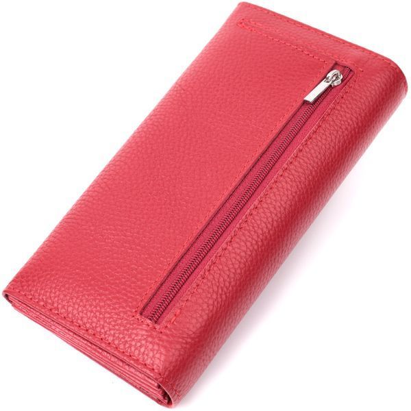 Яркий женский кошелек горизонтального формата из натуральной кожи ST Leather 22514 Красный 22514 фото