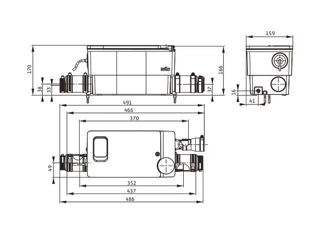Насос (Wilo) DrainLift MINI3 260001 фото
