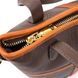Женская кожаная сумка с коричневой вставкой на лицевой стороне Vintage 22999 Бежево-серый 22999 фото 6