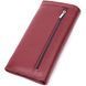 Кошелек для женщин из натуральной кожи с геометрическим клапаном ST Leather 22547 Бордовый 22547 фото 2