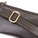Чоловіча сумка-бананка компактного розміру з натуральної шкіри Shvigel 23126 Коричневий 23126 фото 5