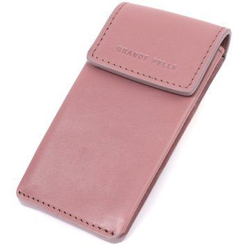 Женская необычная ключница в виде футляра из натуральной кожи GRANDE PELLE 22571 Бежевая 22571 фото