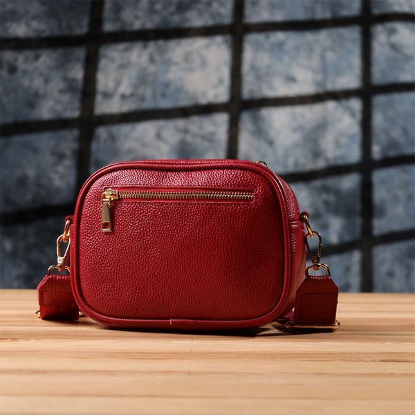 Женская сумка на каждый день из натуральной кожи Vintage 22903 Красный 22903 фото