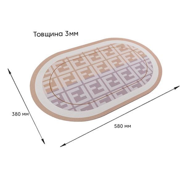 Влагопоглощающий коврик 38х58х3мм (D) SW-00001573 SW-00001573 фото
