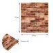 Панель стеновая 3D 700мм*770мм*2мм Коричневый SW-00001910 SW-00001910 фото 3