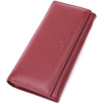 Оригінальний жіночий гаманець з натуральної шкіри ST Leather 22522 Бордовий 22522 фото