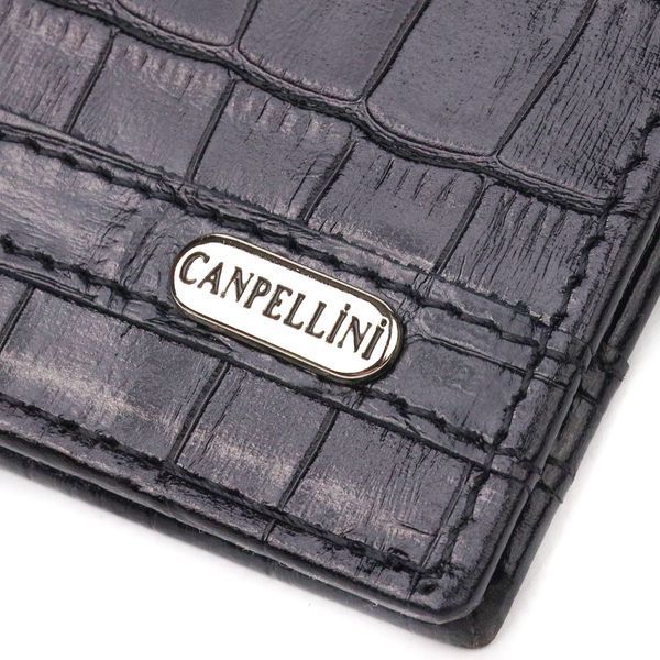 Зажим из натуральной фактурной кожи CANPELLINI 21520 Черный 21520 фото
