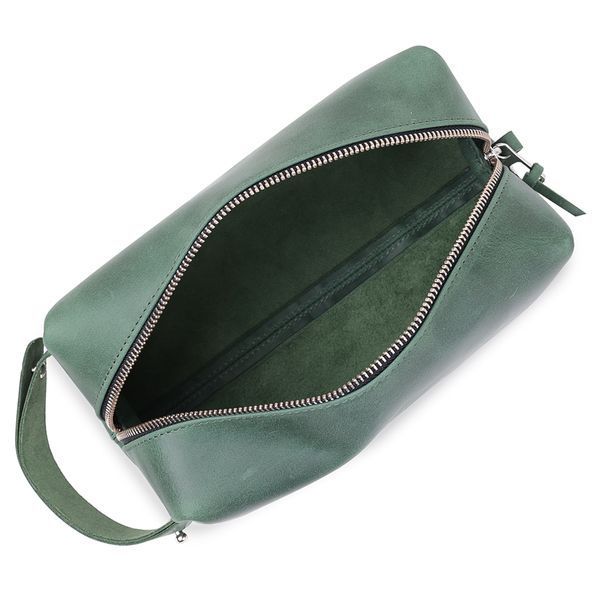 Кожаная косметичка унисекс GRANDE PELLE 11573 Зеленый 11573 фото
