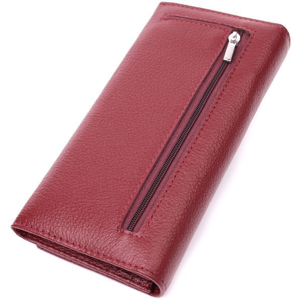 Оригінальний жіночий гаманець з натуральної шкіри ST Leather 22522 Бордовий 22522 фото