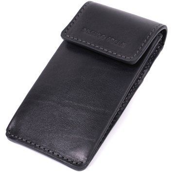 Ключница футляр из натуральной кожи GRANDE PELLE 22568 Черный 22568 фото