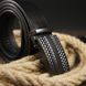 Ремень мужской с автоматической пряжкой мозаика Vintage 20299 Черный 20299 фото 9