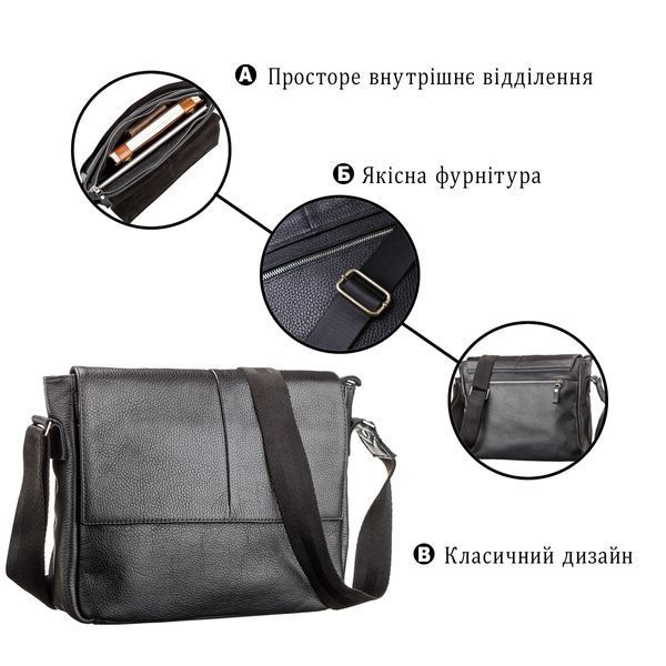 Сумка SHVIGEL 00797 Чорна 00797 фото