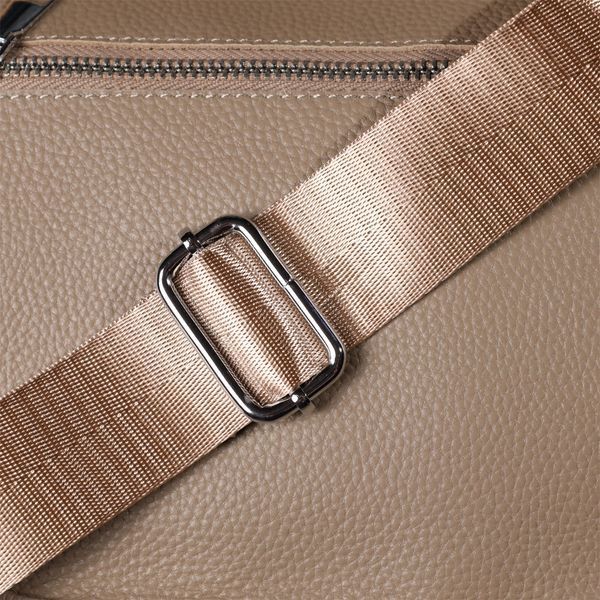 Напівкругла сумка для жінок з натуральної шкіри Vintage 22907 Бежевий 22907 фото