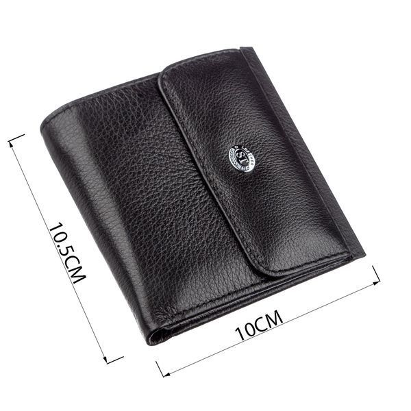 Жіночий гаманець з монетницьою ST Leather 18919 Чорний 18919 фото